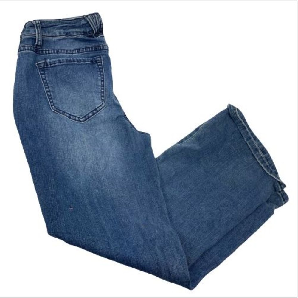 Earl Jeans Womens Blue Skinny Ankle Length Denim Jeans Size 6